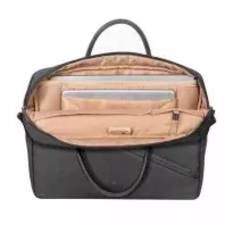 Torba typu toploader Rivacase 8124 35.6 cm (14 cali) Czarny 2 komory