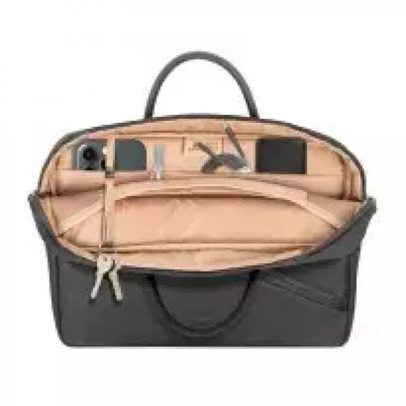 Torba typu toploader Rivacase 8124 35.6 cm (14 cali) Czarny 2 komory