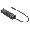 Hub USB Lindy USB 3.2 Type-C Hub i konwerter Gigabit Ethernet