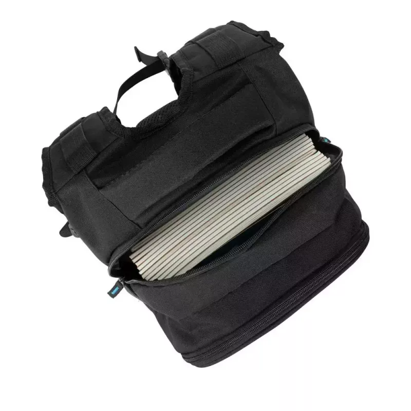 Codzienny plecak Rivacase Gremio 5565, czarny poliester, 350×240×410 mm