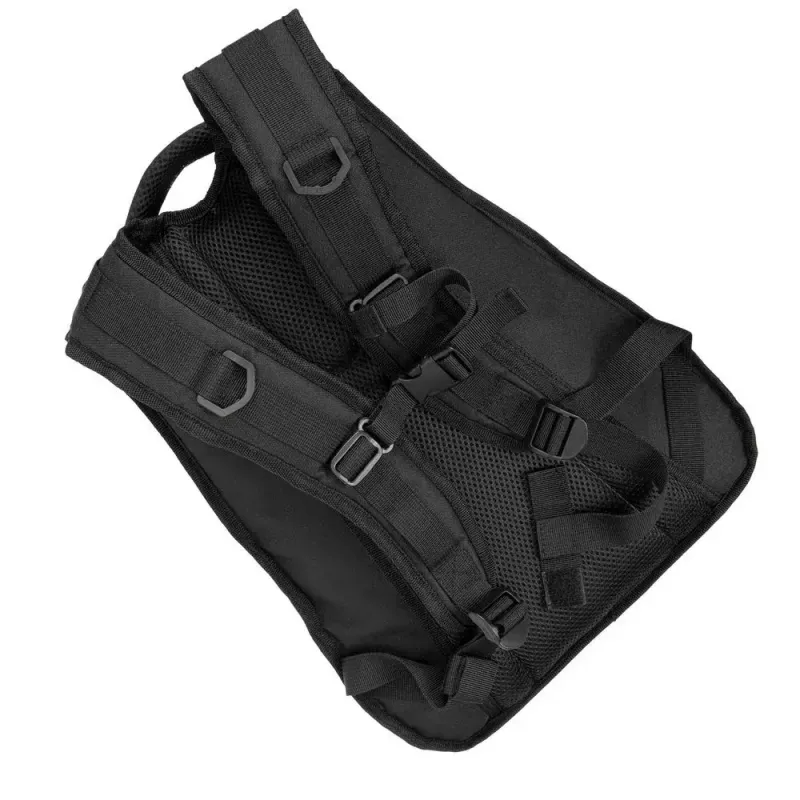 Codzienny plecak Rivacase Gremio 5565, czarny poliester, 350×240×410 mm