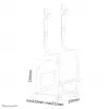 Neomounts CPU-W100Czarny uchwyt CPU - maks. 10 kg - uniwersalny