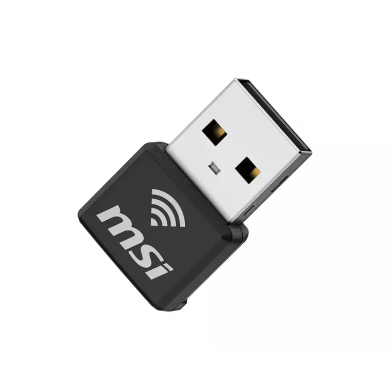 Adapter USB MSI AX1800 Nano WiFi USB 2.0 Czarny