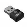 Adapter USB MSI AX1800 Nano WiFi USB 2.0 Czarny