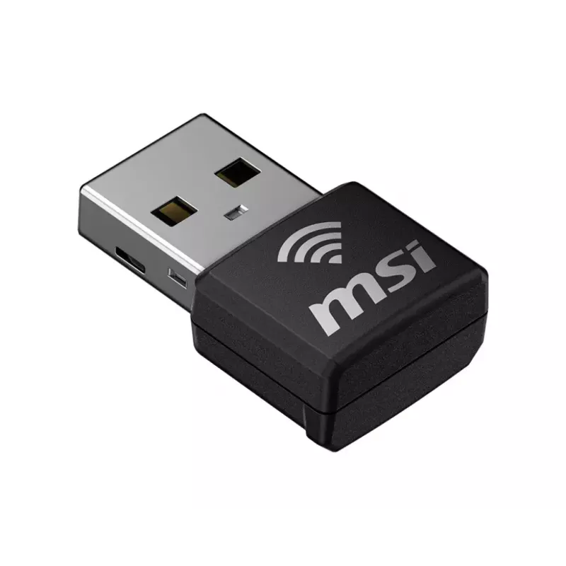 Adapter USB MSI AX1800 Nano WiFi USB 2.0 Czarny