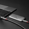 Lindy 0.8m USB 4 240W kabel typu C, linia Anthra