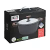 Resto Kitchenware Ran garnek 4,2 l, okrągły, beżowy, drewno