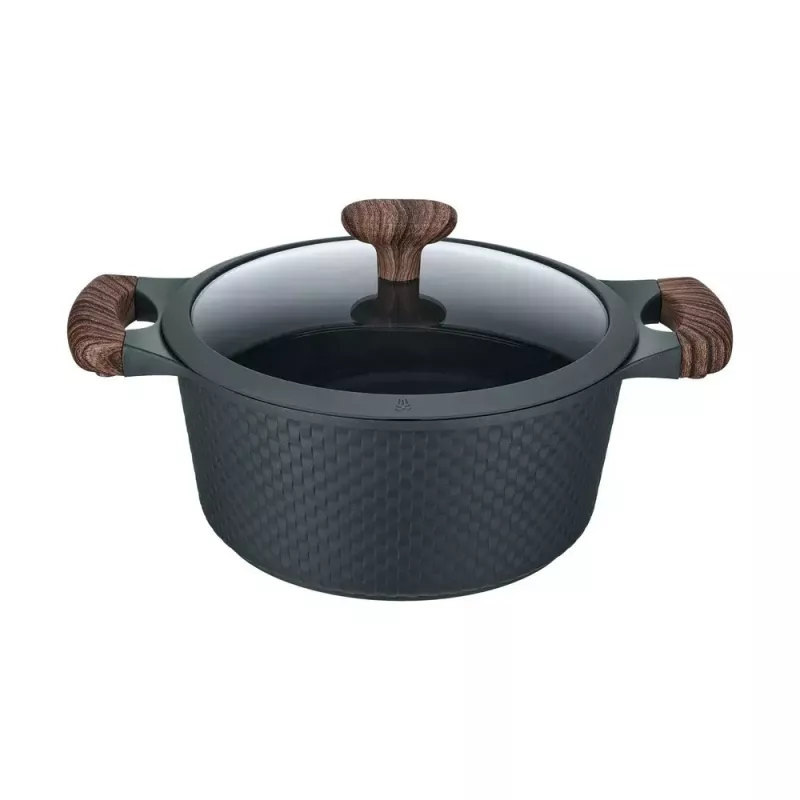 Resto Kitchenware Ran garnek 4,2 l, okrągły, beżowy, drewno
