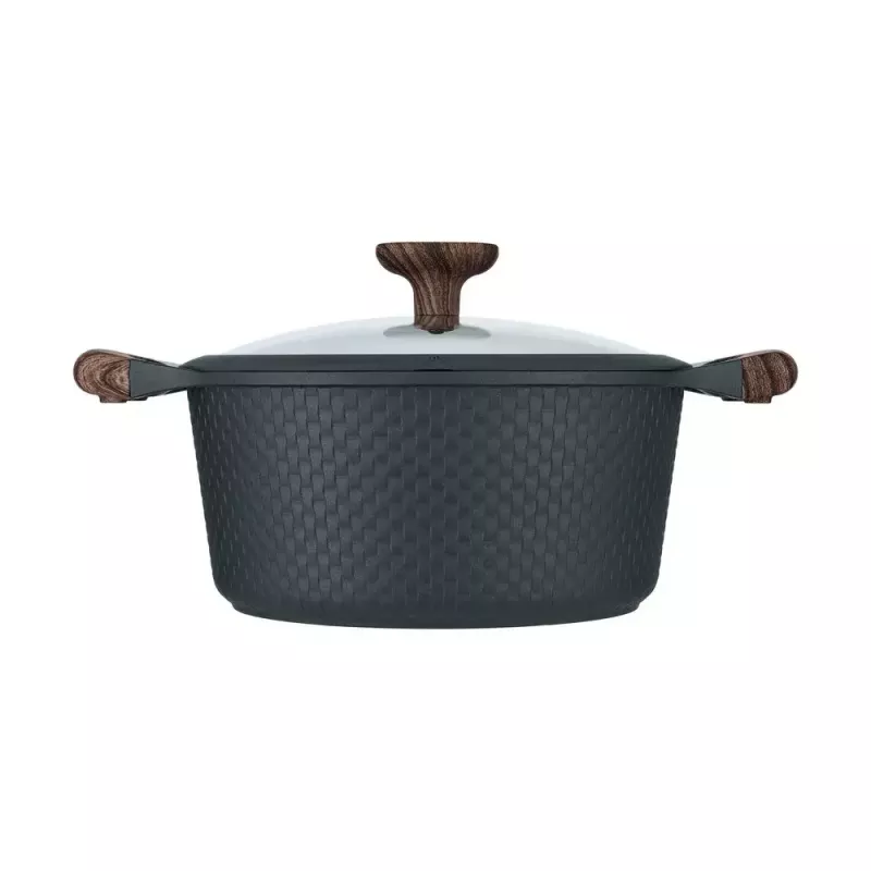 Resto Kitchenware Ran garnek 4,2 l, okrągły, beżowy, drewno
