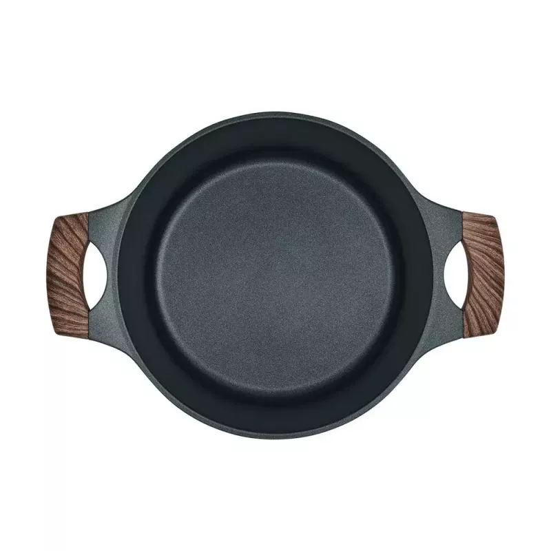 Resto Kitchenware Ran garnek 4,2 l, okrągły, beżowy, drewno