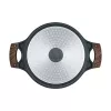 Resto Kitchenware Ran garnek 4,2 l, okrągły, beżowy, drewno