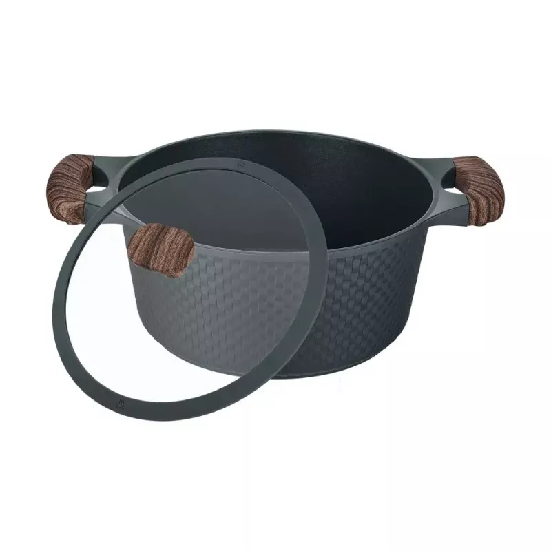 Resto Kitchenware Ran garnek 4,2 l, okrągły, beżowy, drewno