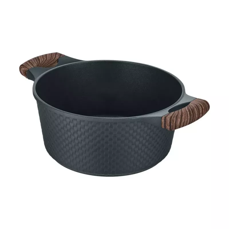 Resto Kitchenware Ran garnek 4,2 l, okrągły, beżowy, drewno