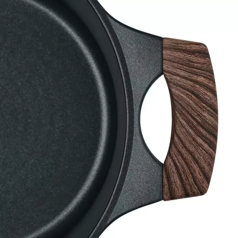 Resto Kitchenware Ran garnek 4,2 l, okrągły, beżowy, drewno