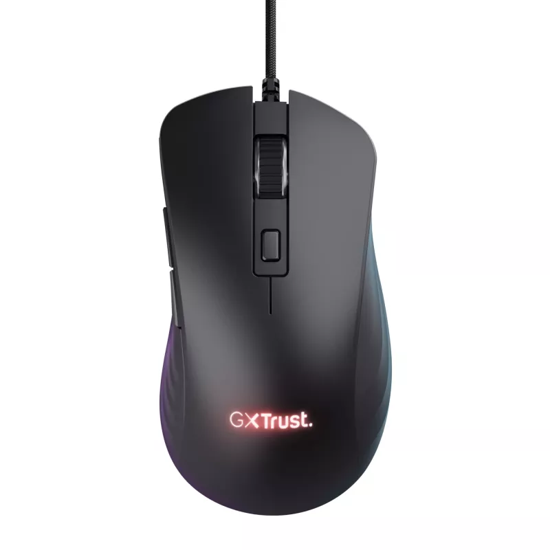 Trust GXT924 YBAR+ mysz Gaming Praworęczna USB Typ-A Optyczna 25600 DPI