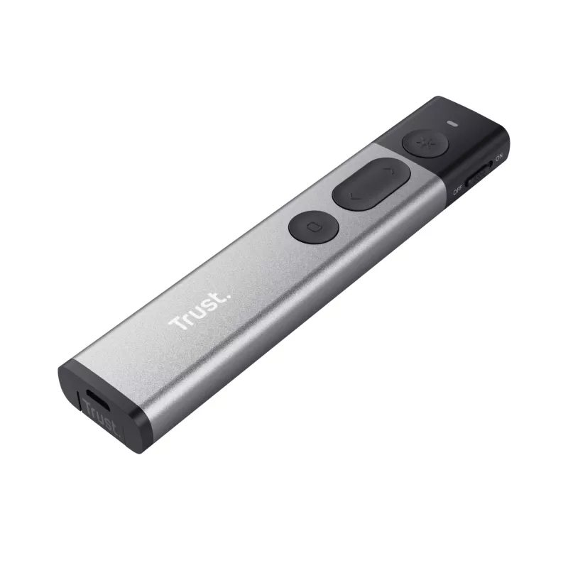 Trust Kazun prezenter bezprzewodowy RF Aluminium, czarny