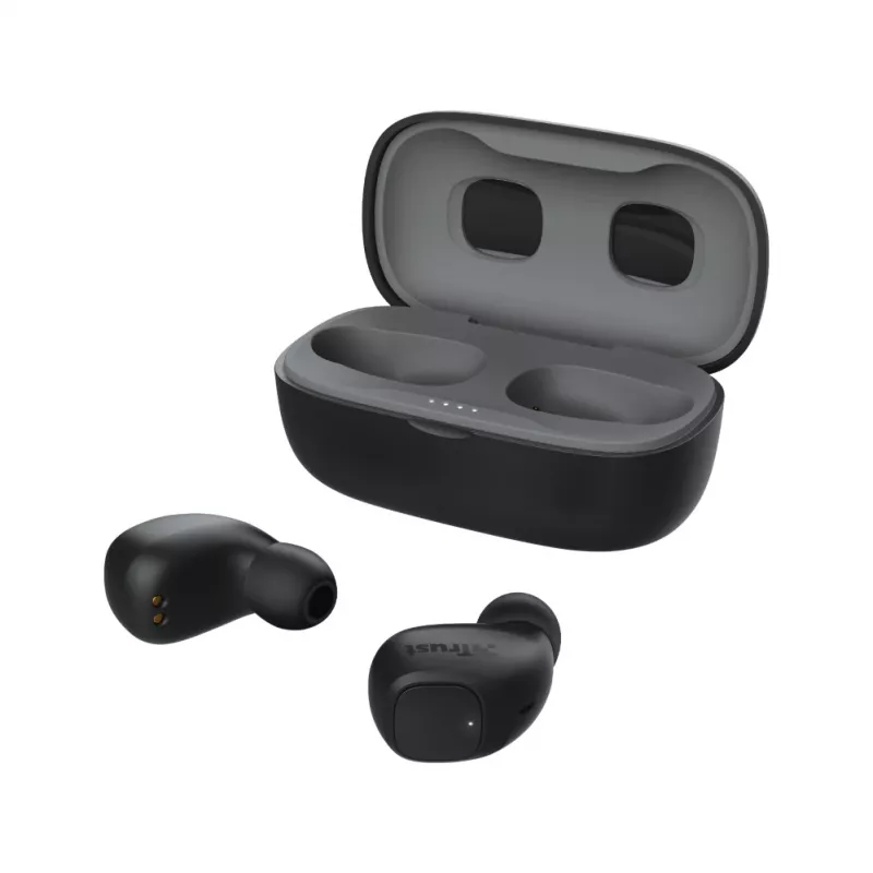 Zestaw słuchawkowy Trust Nika Compact True Wireless Stereo (TWS) douszny połączenia/muzyka Bluetooth czarny