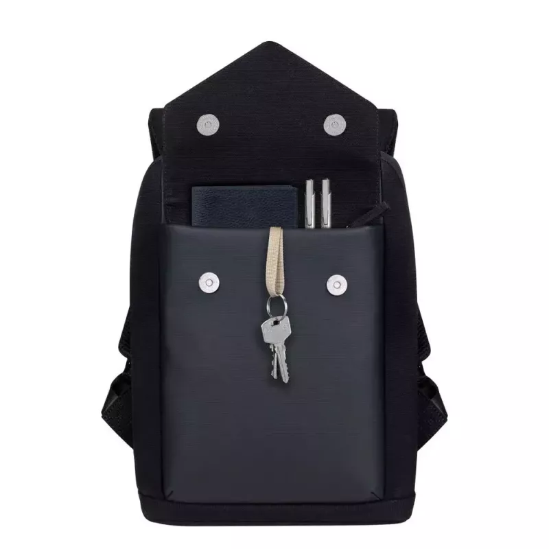 Plecak Rivacase 8521 33,8 cm (13,3 cala) Czarny Uchwyt do przenoszenia Pasek na ramię