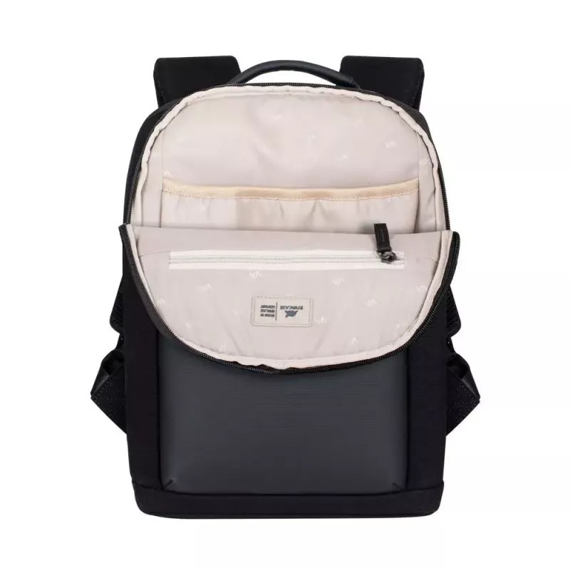 Plecak Rivacase 8521 33,8 cm (13,3 cala) Czarny Uchwyt do przenoszenia Pasek na ramię