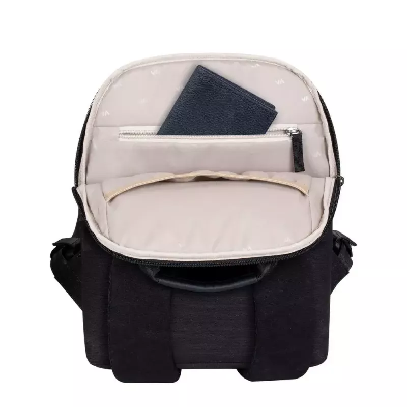 Plecak Rivacase 8521 33,8 cm (13,3 cala) Czarny Uchwyt do przenoszenia Pasek na ramię