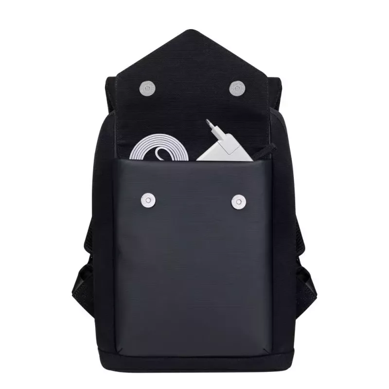 Plecak Rivacase 8521 33,8 cm (13,3 cala) Czarny Uchwyt do przenoszenia Pasek na ramię