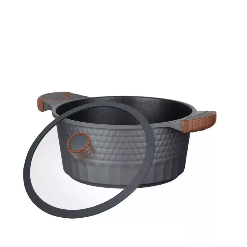 Resto Kitchenware Capella 4,6 L Okrągły Czarny Wood