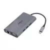 Stacja dokująca Dahua Technology 9 w 1 USB 3.1 Typ-C do USB 3.0 + HDMI + RJ45 + VGA + SD/TF + PD