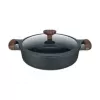 Resto Kitchenware 93906 garnek wielofunkcyjny, czarne aluminium, 4,1 l, 28 cm
