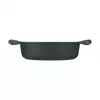 Resto Kitchenware 93906 garnek wielofunkcyjny, czarne aluminium, 4,1 l, 28 cm