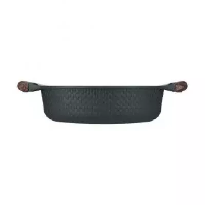 Resto Kitchenware 93906 garnek wielofunkcyjny, czarne aluminium, 4,1 l, 28 cm