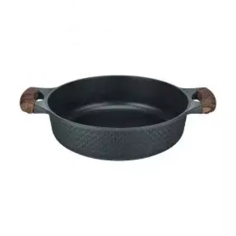 Resto Kitchenware 93906 garnek wielofunkcyjny, czarne aluminium, 4,1 l, 28 cm