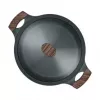 Resto Kitchenware 93906 garnek wielofunkcyjny, czarne aluminium, 4,1 l, 28 cm
