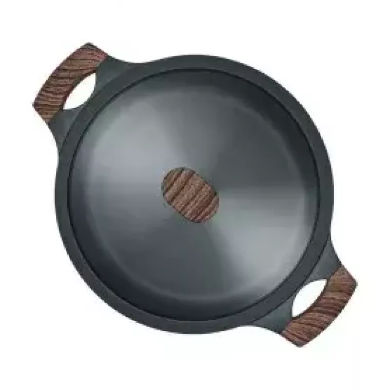 Resto Kitchenware 93906 garnek wielofunkcyjny, czarne aluminium, 4,1 l, 28 cm