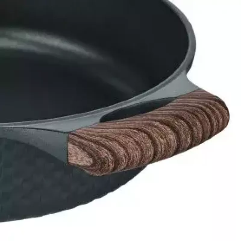 Resto Kitchenware 93906 garnek wielofunkcyjny, czarne aluminium, 4,1 l, 28 cm