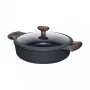 Resto Kitchenware 93906 garnek wielofunkcyjny, czarne aluminium, 4,1 l, 28 cm