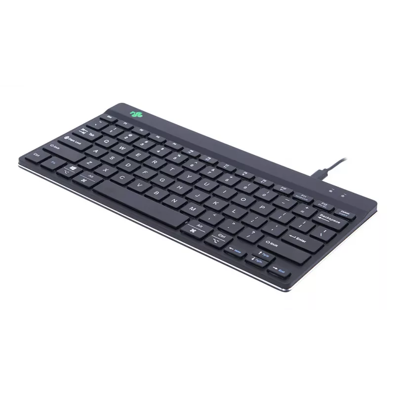 R-Go Tools Ergonomic klawiatura R-Go Compact Break, compact klawiatura with break software, QWERTY (US), wired, Czarny