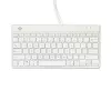 Ergonomiczna klawiatura R-Go Tools R-Go Compact Break, kompaktowa klawiatura z oprogramowaniem przerw, QWERTY (US), przewodowa, biała