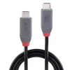 Lindy 1.5m USB 4 240W kabel typu C, linia Anthra