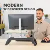 Podstawka pod monitor Fellowes z 3 regulacjami wysokości - Hana LT - Ergonomiczna regulowana podstawka pod monitor komputerowy - Maks. obciążenie 22,6 kg - Czarny