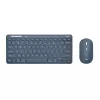 Trust Lyra klawiatura Mysz w zestawie Biurowa RF Wireless + Bluetooth QWERTY US English Niebieska