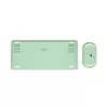 Trust Lyra klawiatura Mysz w zestawie Biurowa RF Wireless + Bluetooth QWERTY US English Zielony