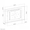 Neomounts uchwyt ścienny do tabletu WL15-660WH1 maksymalny rozmiar ekranu 32,8 cm