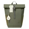 Plecak podróżny Rivacase Eden Olive skóra PU Poliester rPET 250x160x430mm