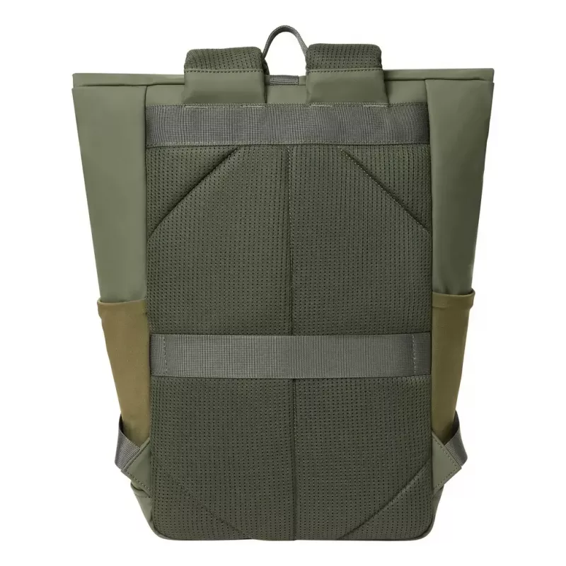 Plecak podróżny Rivacase Eden Olive skóra PU Poliester rPET 250x160x430mm