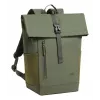 Plecak podróżny Rivacase Eden Olive skóra PU Poliester rPET 250x160x430mm