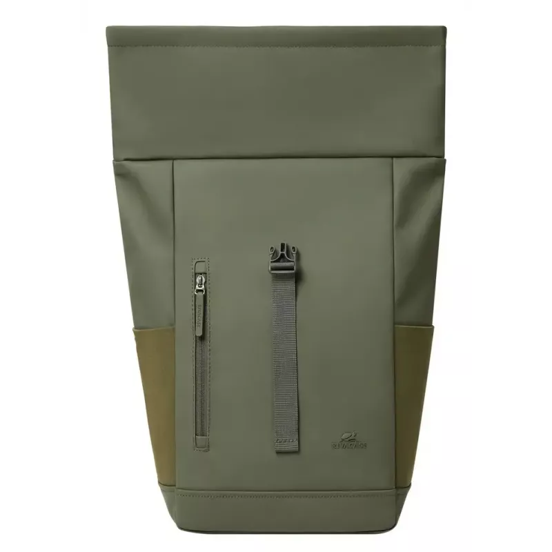 Plecak podróżny Rivacase Eden Olive skóra PU Poliester rPET 250x160x430mm