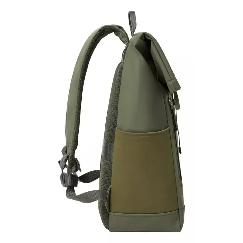 Plecak podróżny Rivacase Eden Olive skóra PU Poliester rPET 250x160x430mm