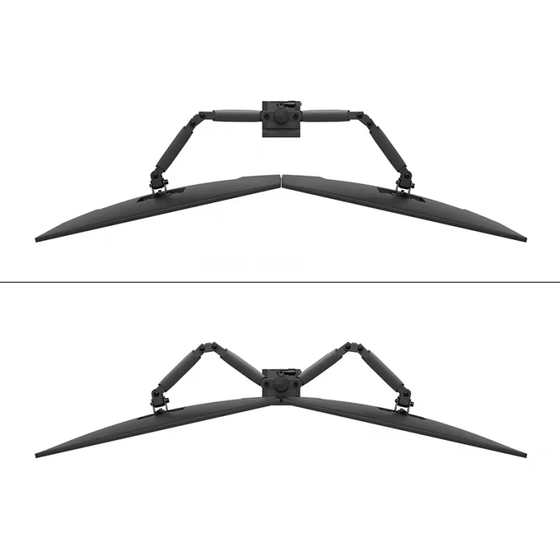 Neomounts DS60-600BL2 Ramię do monitora 10-32 cale - Quick-fix - 180°-stop