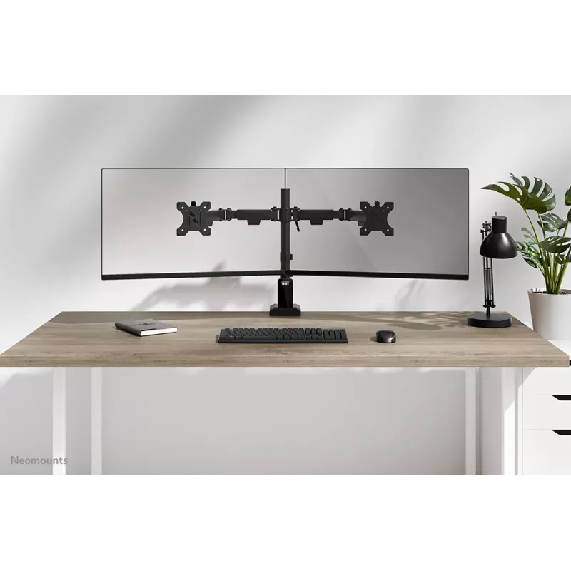 Neomounts DS60-600BL2 Ramię do monitora 10-32 cale - Quick-fix - 180°-stop