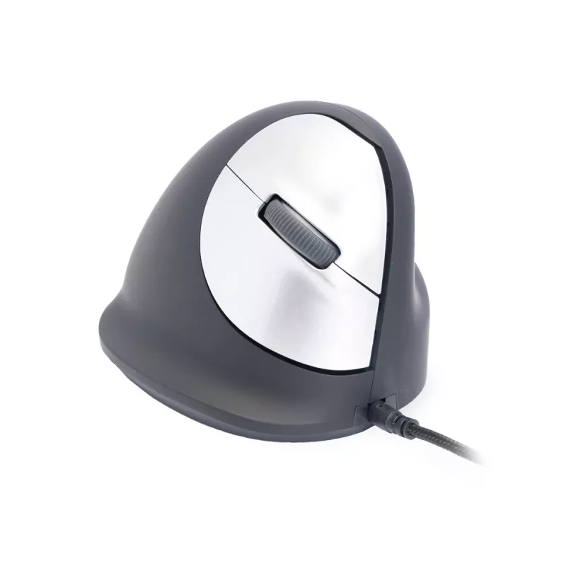 R-Go Tools Mysz ergonomiczna R-Go HE Break z oprogramowaniem do przerw, średnia (rozmiar dłoni 165-185 mm), praworęczna, przewodowa, czarna
